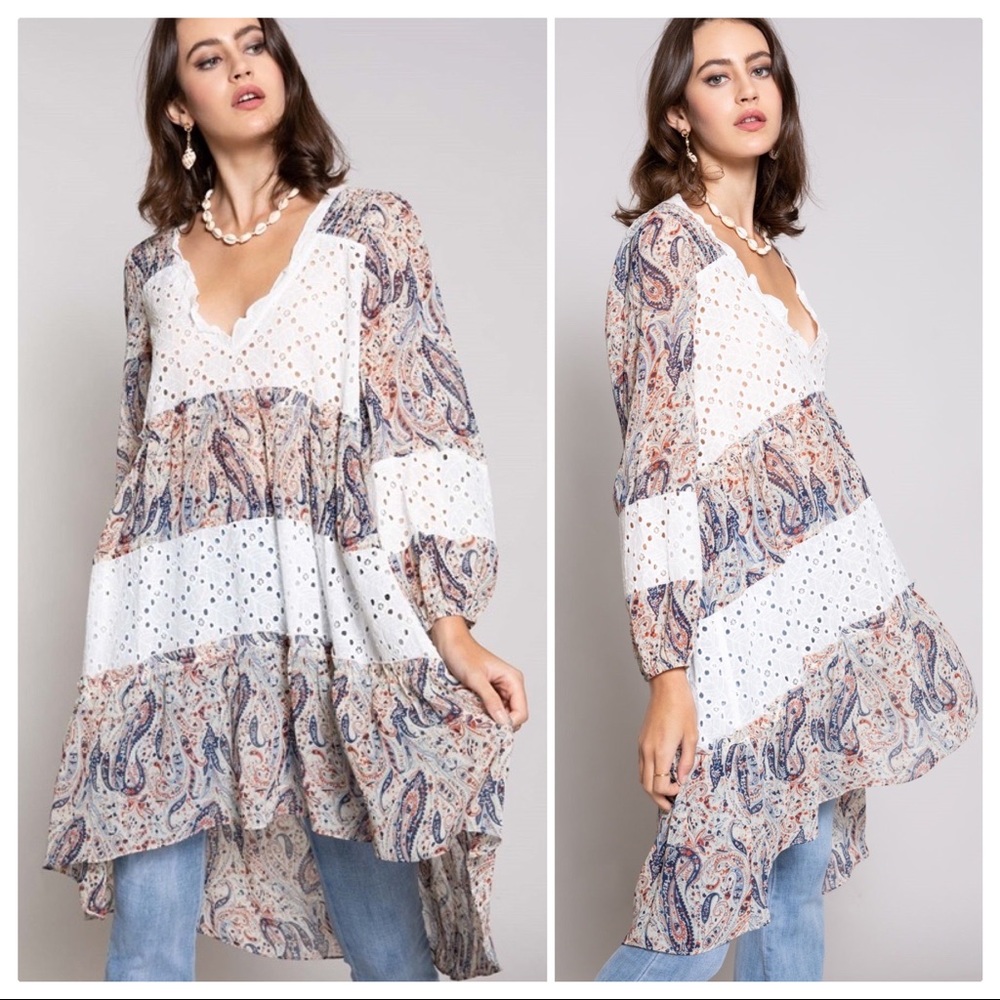 POL Wandering the Woods Paisley Printed Dress - Picture 5 of 9